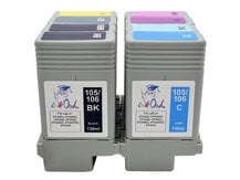 8-pack 130ml Compatible Cartridges for CANON PFI-105 and PFI-106